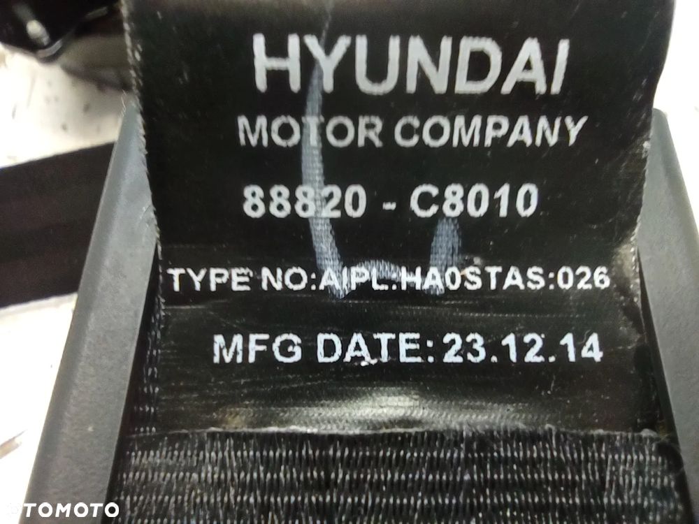 PAS BEZPIECZEŃSTWA 88820-C8010 HYUNDAI I20 II 3 DRZWI COUPE PRAWY PRZEDNI ORYGINAŁ - 8
