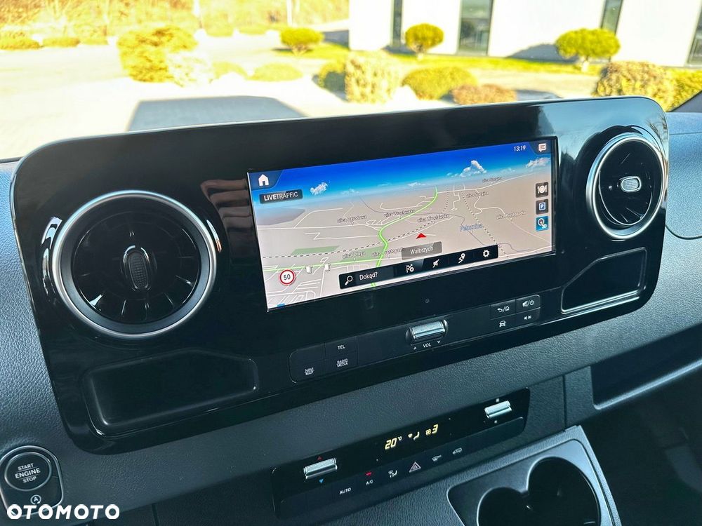 Mercedes-Benz SPRINTER 319 PLANDEKA 12 PALET TEMPOMAT NAWIGACJA PNEUMATYKA AUTOMAT HI-MATIC KLIMATYZACJA  190KM - 35