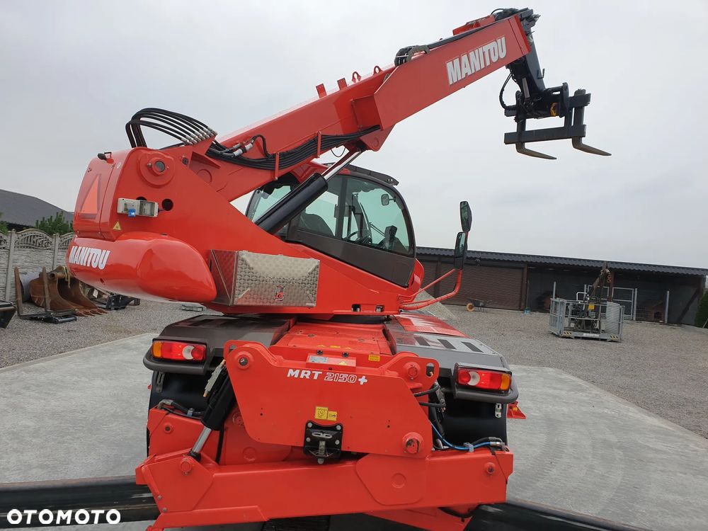 Manitou MRT Roto 2150+Privilege kosz/wciągarka/widły/pilot sprowadzona piękny stan - 40