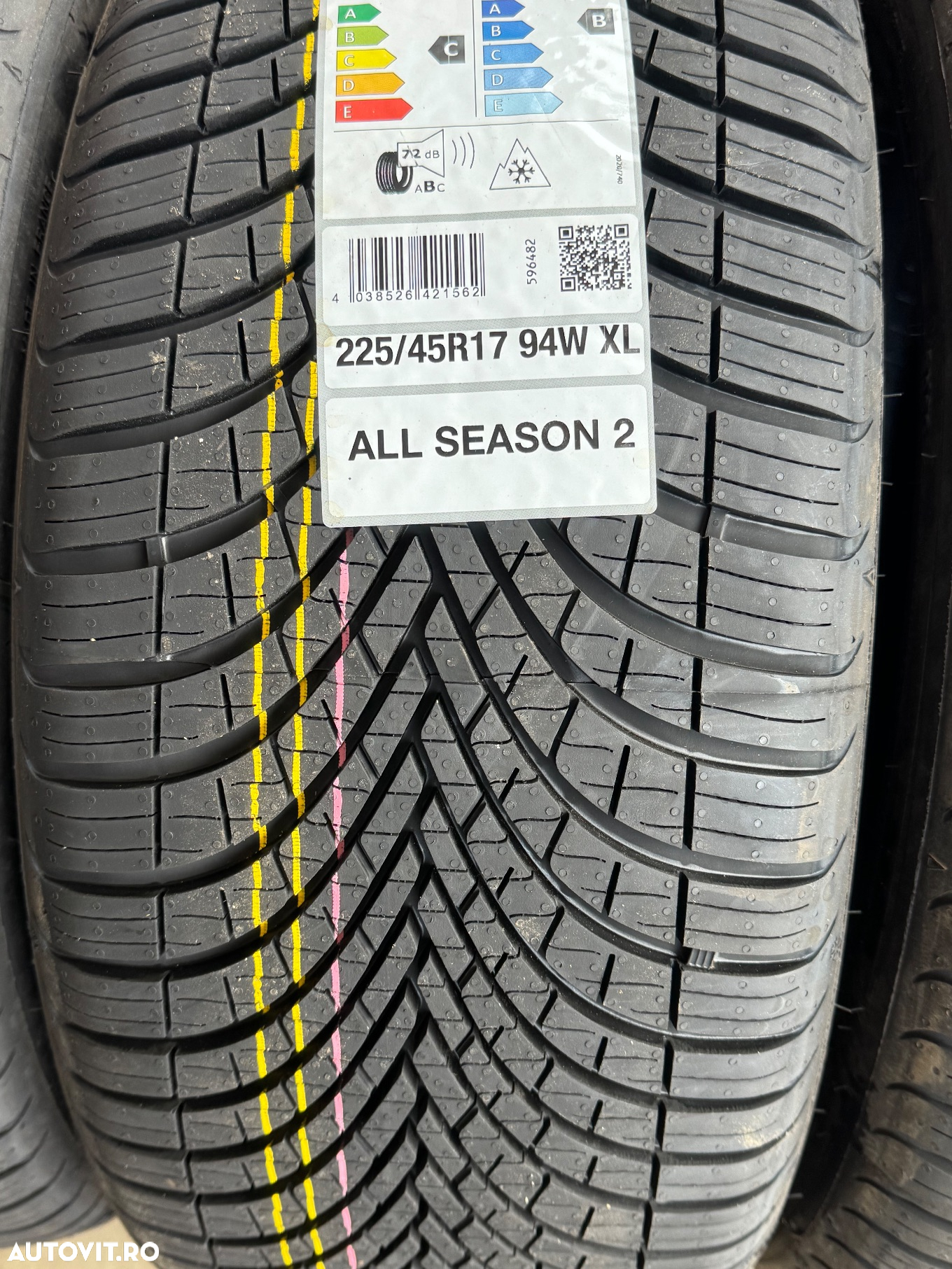 Vând 4 anvelope 225/45/17 Dunlop allseason noi - 3