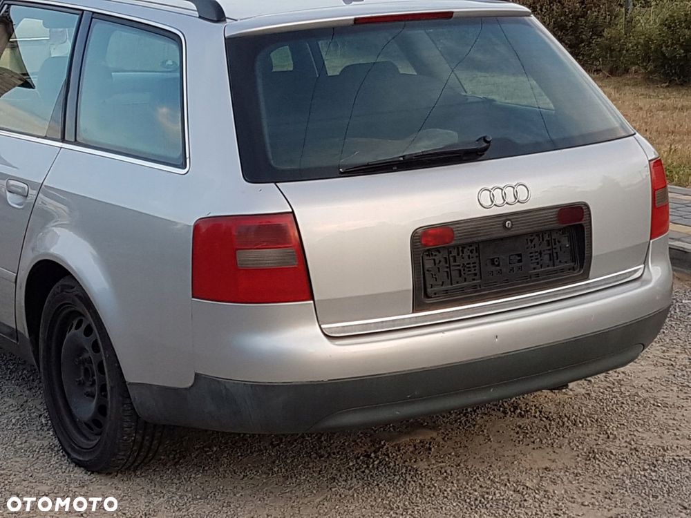 AUDI A6 C5 97- ZDERZAK TYŁ TYLNY LY7W KOMBI SREBRN - 1