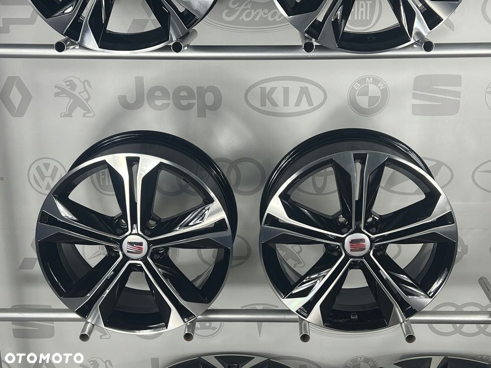 FELGI ALU SEAT ALHAMBRA 7N5 LEON ATECA 17 5X112 ET39 ORYGINALNE - 5
