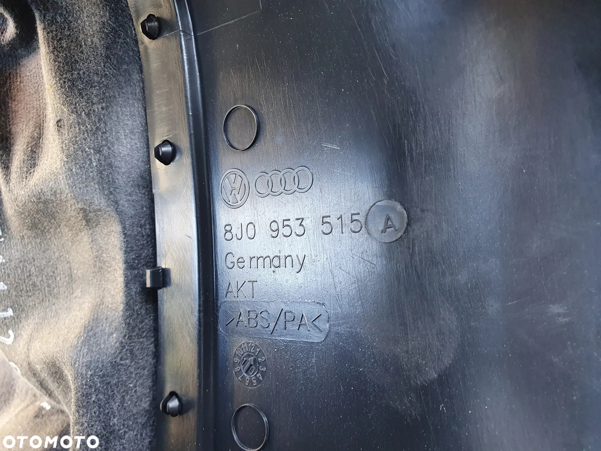 AUDI TT 8J OSŁONA OBUDOWA KOLUMNY KIEROWNICZEJ TEMPOMAT 8J0953512C 8J0953515A - 4