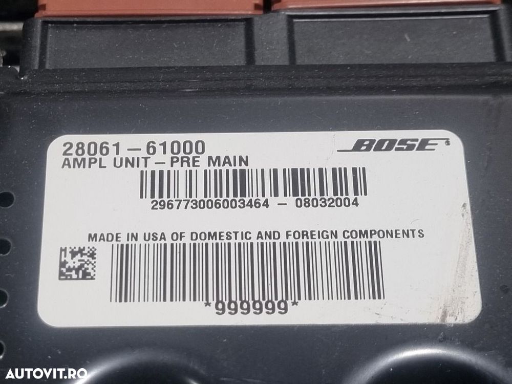 Amplificator audio Renault Koleos 2008 - 2011 (1381) 2806161000 - 4