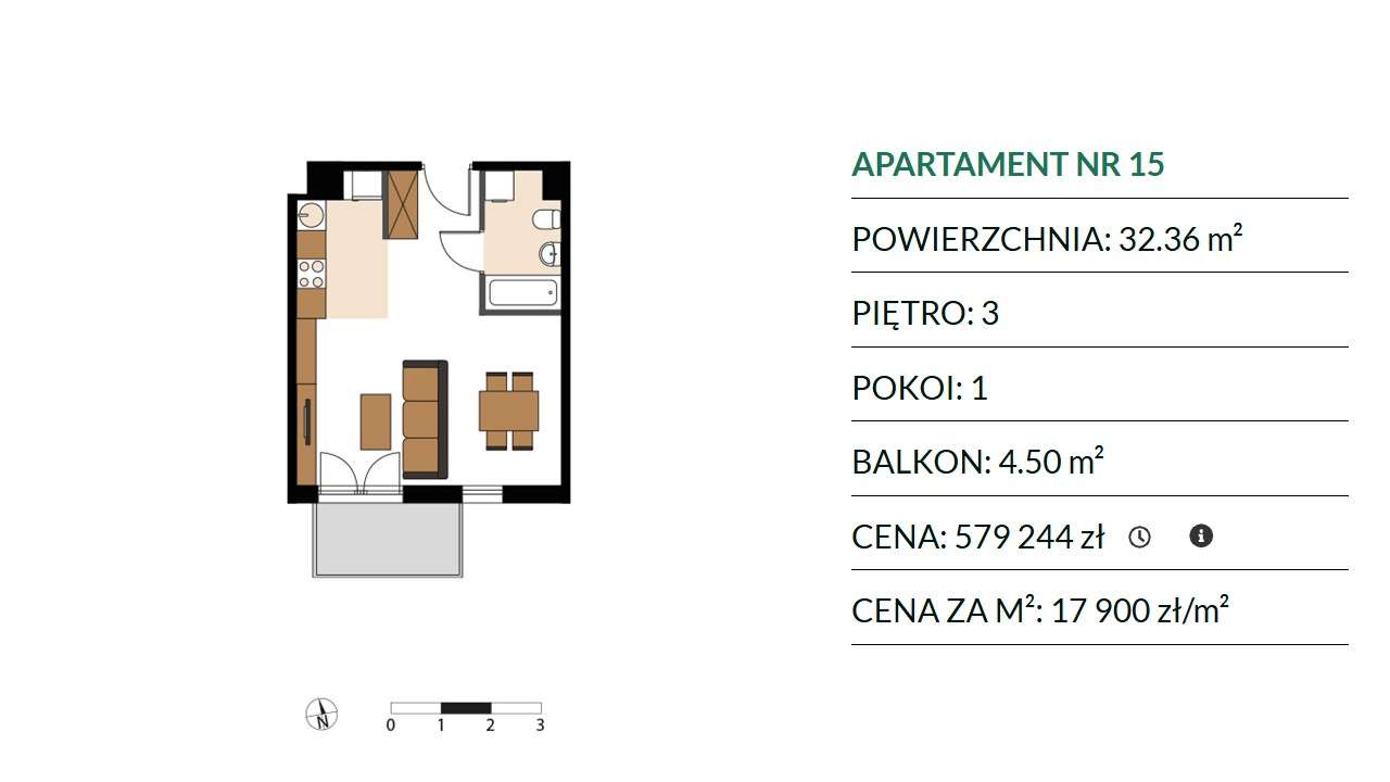 Praga Płd, kawalerka, 32m2