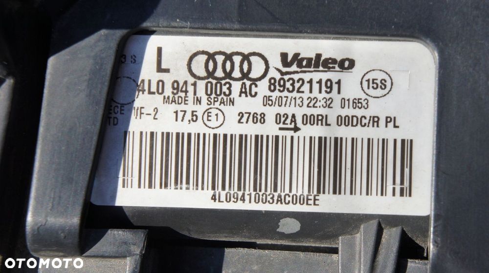 PRZEDNIA LEWA PRAWA LAMPA AUDI Q7 LIFT 4L0 XENON LED - 10