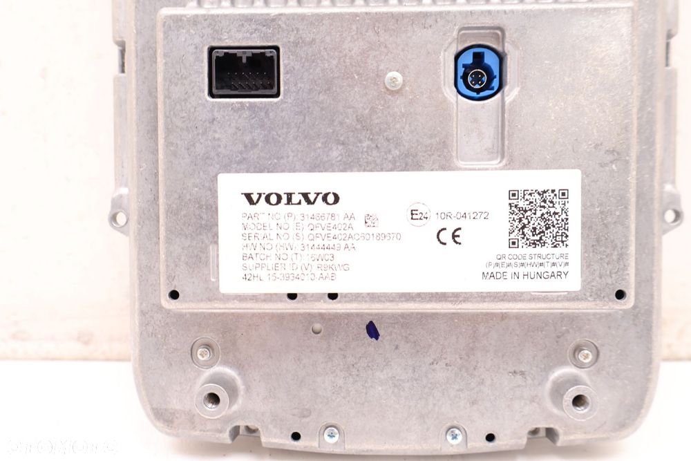 VOLVO XC90 II EKRAN WYŚWIETLACZ 31466781AA - 7