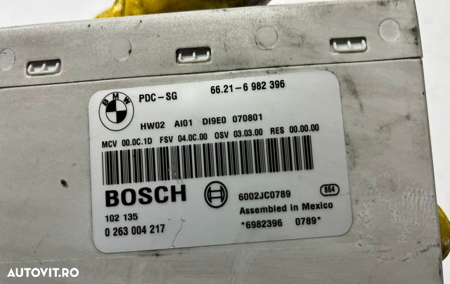 Modul senzori parcare 6982396 BMW Seria 3 E90/E91/E92/E93 [2004 - 201 - 2