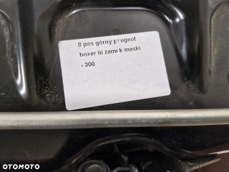peugeot boxer iii pas górny wspornik zamek maski - 6