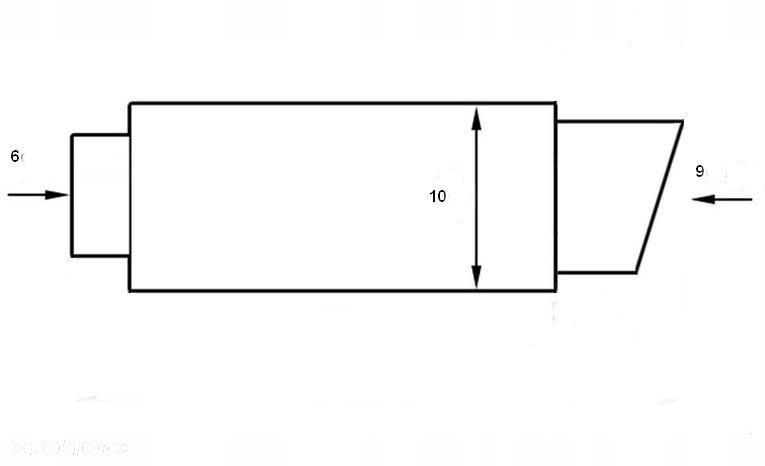 Tłumik sportowy basowy przelotowy / Apexi n1 Mugen - 6