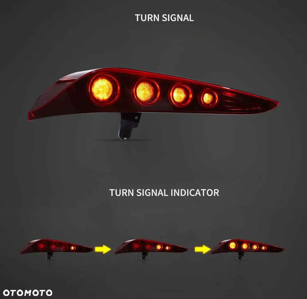 Lampy tyl ne kpl Vland Led Neon Tuning Red Toyota GR Supra V 5 a90 19- z24 - 4