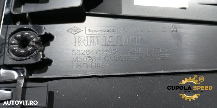 Ornament ceasuri bord digitale 682647342R Renault Megane 4 [2016 - 20 - 2