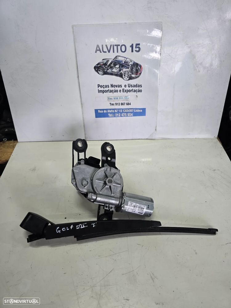 Motor limpa vidros traseiro Golf Vll  7 REF: 5G09557 11A    -  Braço  limpa vidros traseiro Golf Vll 7 - 1
