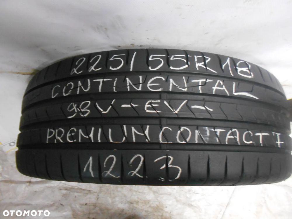 OPONA POJEDYNKA 225/55R18 CONTINENTAL PREMIUM CONTACT 7 EV DOT 1223 7MM - 1