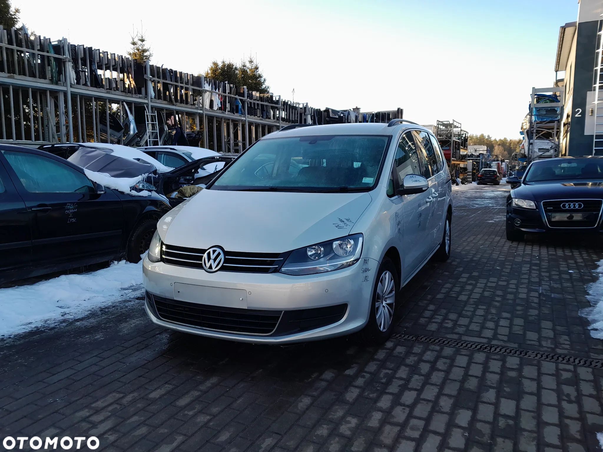 VW SHARAN II 7N WÓZEK PRZEDNIEGO ZAWIESZENIA PRZÓD PRZEDNI 2.0 TDI - 1