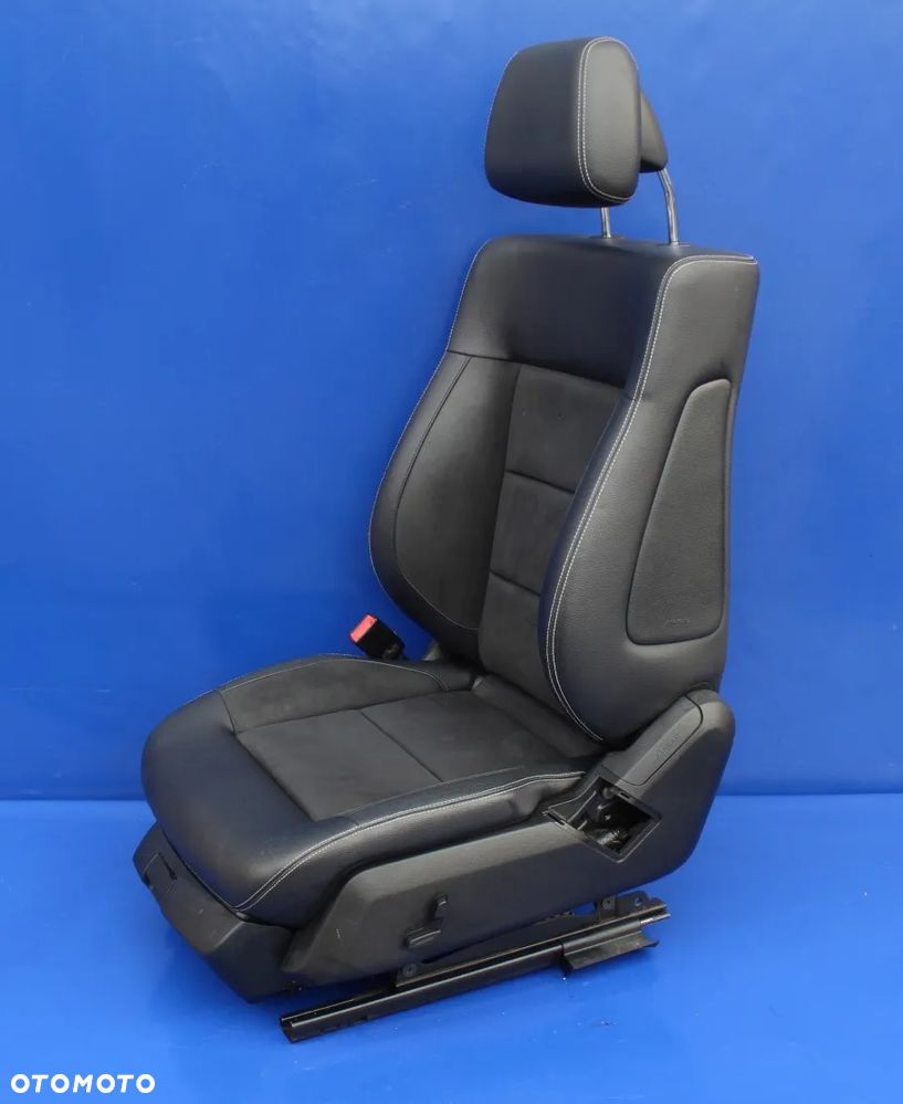 Fotel kierowcy lewy skóra + alcantara wersja sport OE Mercedes E-klasa W212 Lift 2014r - 19