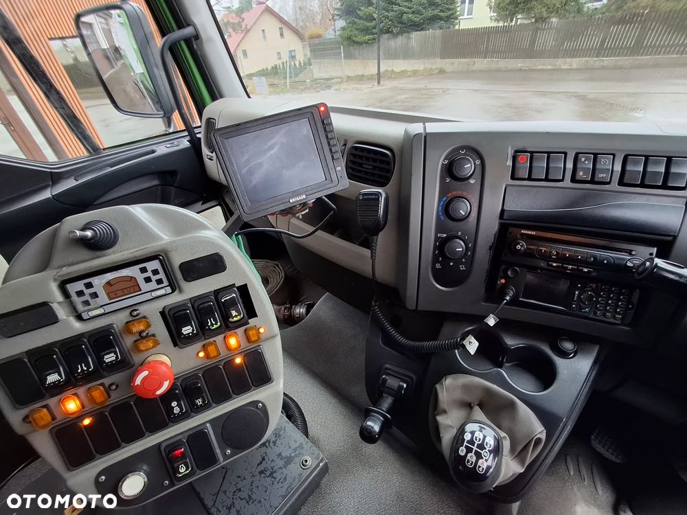 Renault Midlum 220 Zamiatarka Johnston SEMAT Szczotki L/R Obie Strony Dodatkowy SIlnik W Zabudowie Klimatyzacja EUnited PM10 - 5