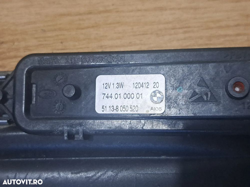 Ornament semnalizare dreapta fata M pachet Original BMW F06+LCI F12+LCI F13+LCI - 3