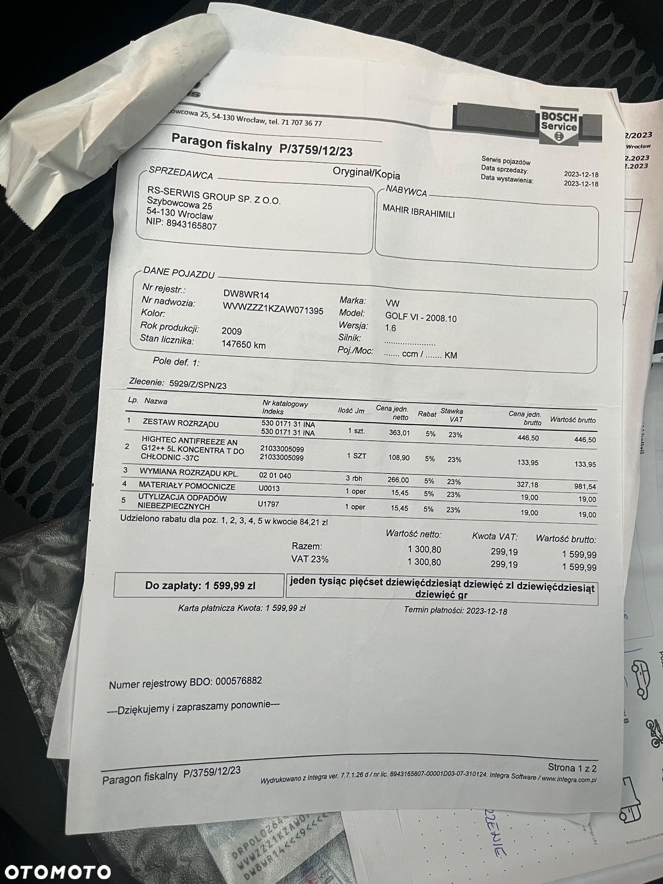 Volkswagen Golf VI 1.6 Trendline DSG - 17