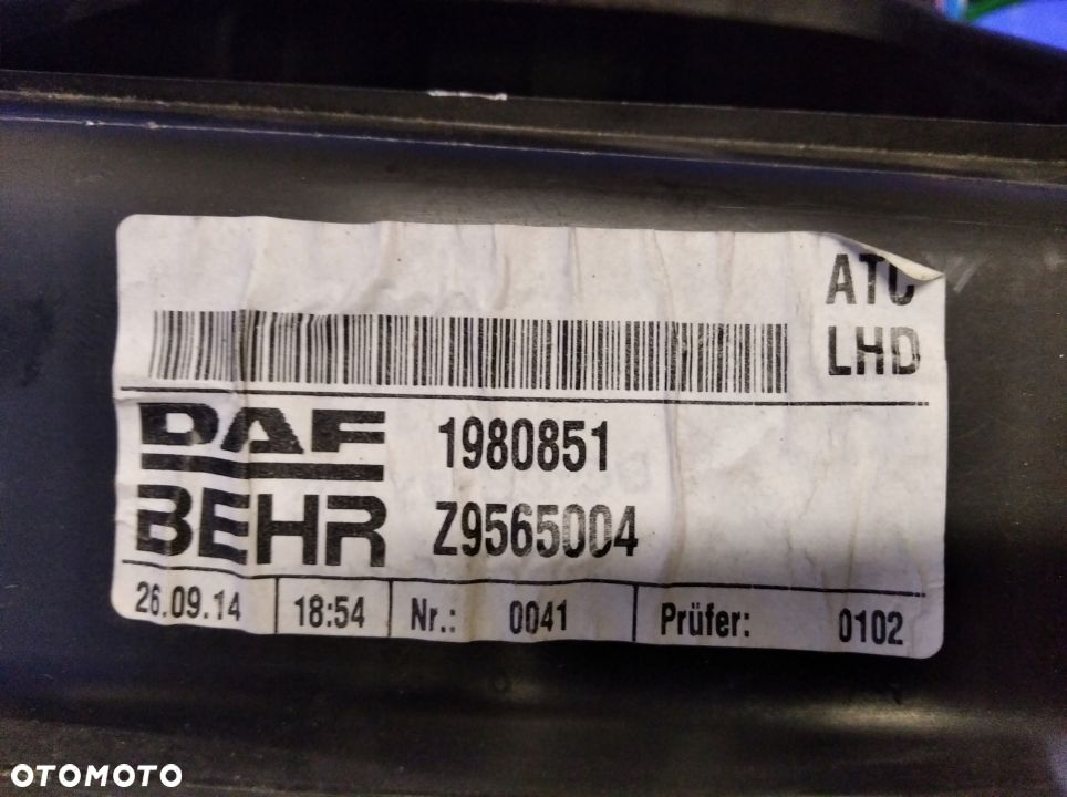 DAF XF 106 NAGRZEWNICA KOMPLETNA - 9