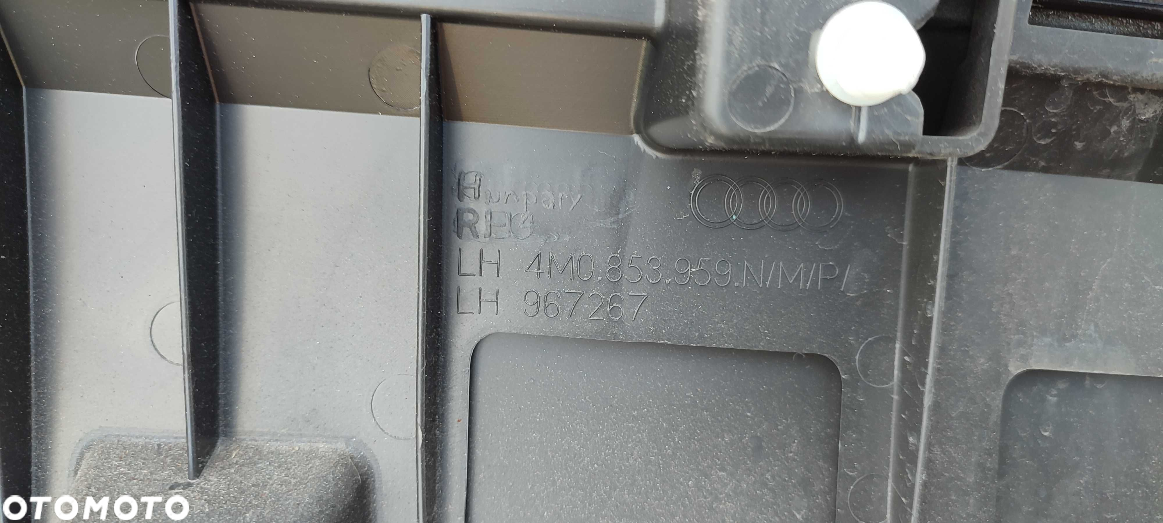 Audi Q7 4M0 lift listwa drzwi lewa przód tył listewka błotnika idealne - 7