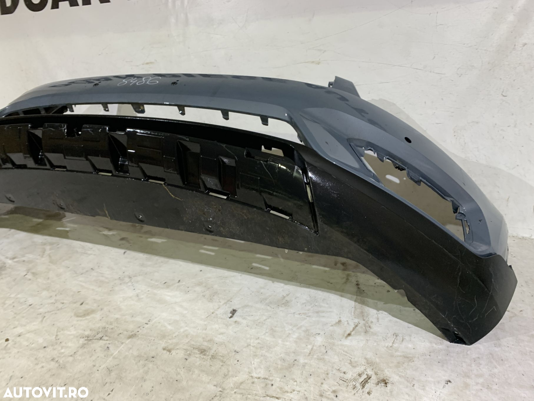 Bara fata Volvo XC40, 2018, 2019, 2020, 2021, 2022, 2023, cod origine OE 31449359, cu gauri pentru spalatori faruri. - 5