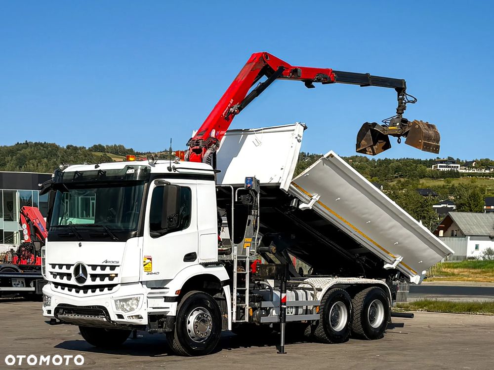 Mercedes-Benz Arocs 2640 * Wywrotka 5,00 m / HMF 1643 Z2 + Pilot / Bordmatic / 6x4! - 4