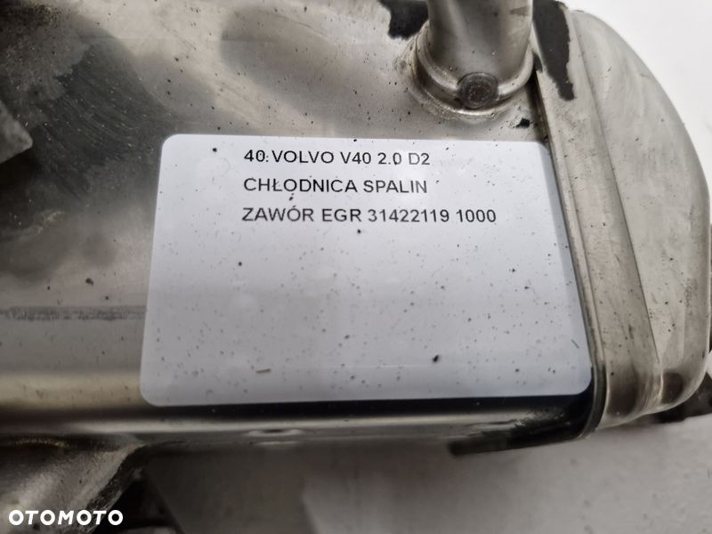 VOLVO V40 II 2 2.0 D4 CHŁODNICA SPALIN ZAWÓR EGR 31422119 - 3