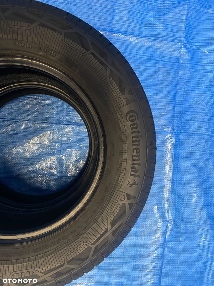 2X OPONY 15 OPONA LATO LETNIE 215/70R15C 109/107S WZMACNIANE  CONTINENTAL VANCONTACT ECO  6,7mm 2020 - 8