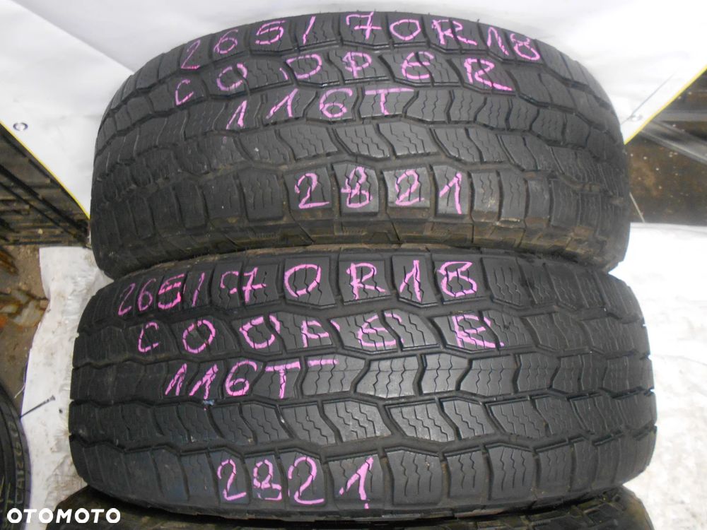 OPONY 265/70R18 COOPER DISCOVER AT3 4S DOT 3121 / 2821 7.7MM - 2