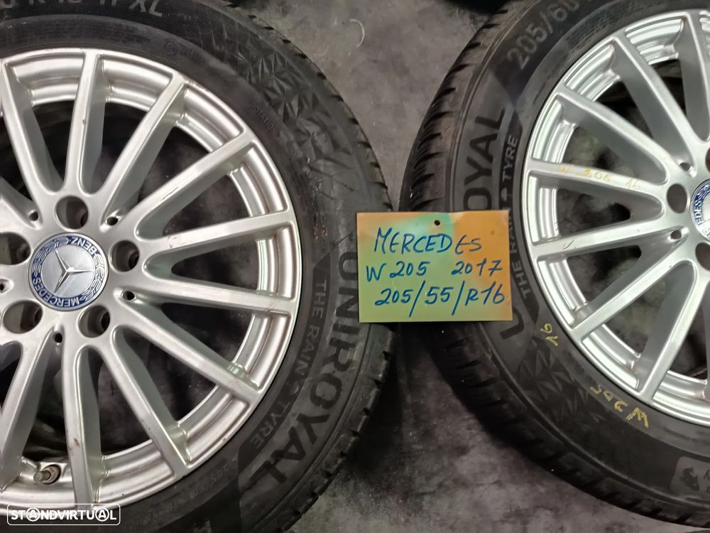 Jante de liga leve Mercedes-Benz C W205 R16  Ref: A2054012502 - 3