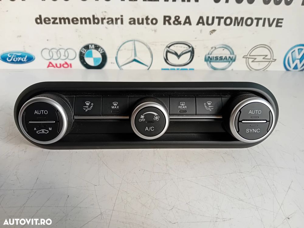 Panou Modul Comenzi Clima Climatronic Alfa Romeo Stelvio An 2017-2022 Volan Stanga - 1