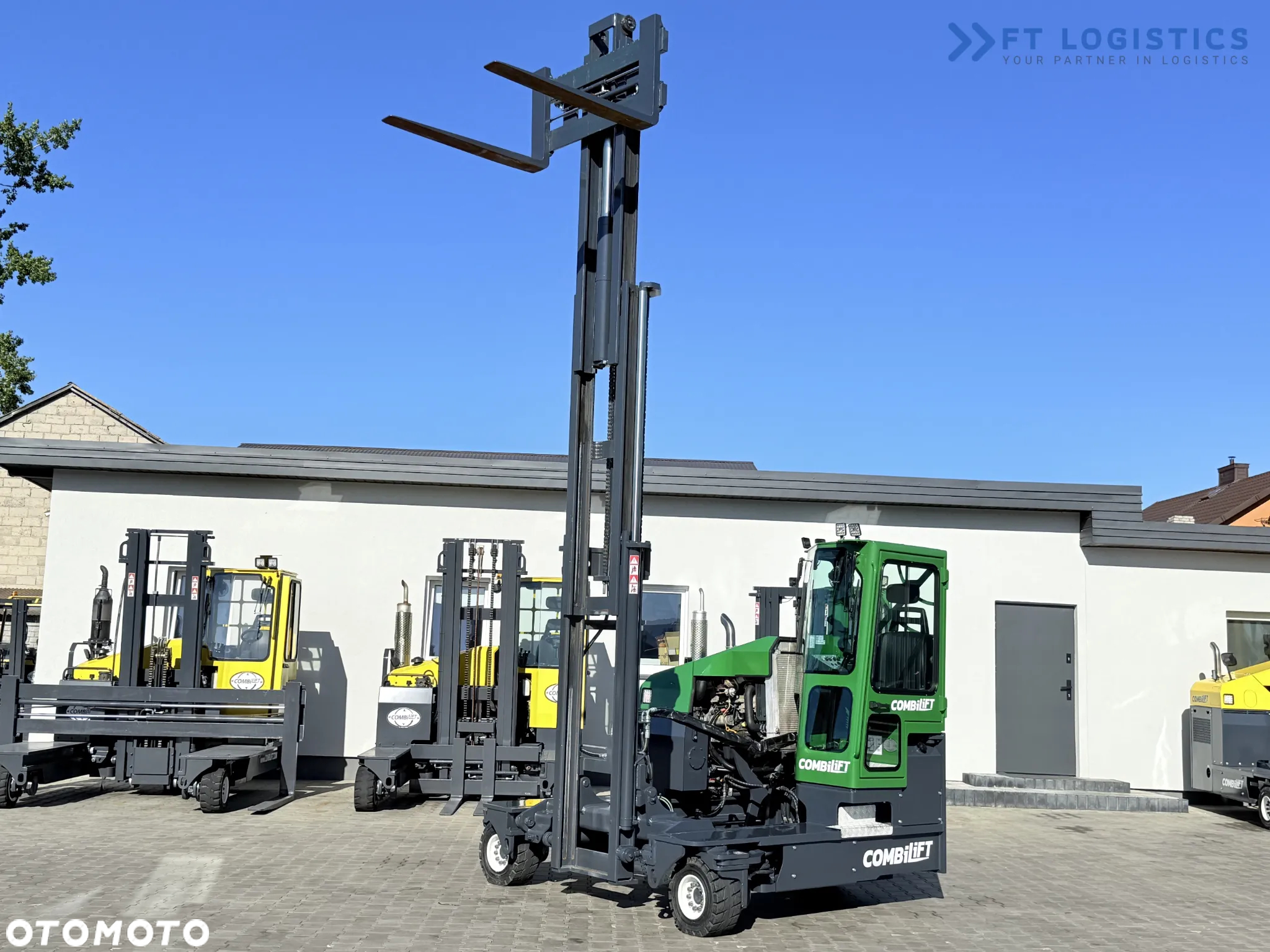 Combilift WÓZEK CZTEROKIERUNKOWY - WIELOKIERUNKOWY C4500 / DIESEL / TRIPLEX 4900MM /JEDYNE 4854 MOTOGODZIN /  POZYCJONER WIDEŁ / PEŁNA KABINA - OGRZEWANIE / STAN IDEALNY / Szeroka oferta wózków czterokierunkowych i bocznych, dopasowanych do różnorodnych potrzeb i zastosowań - 35