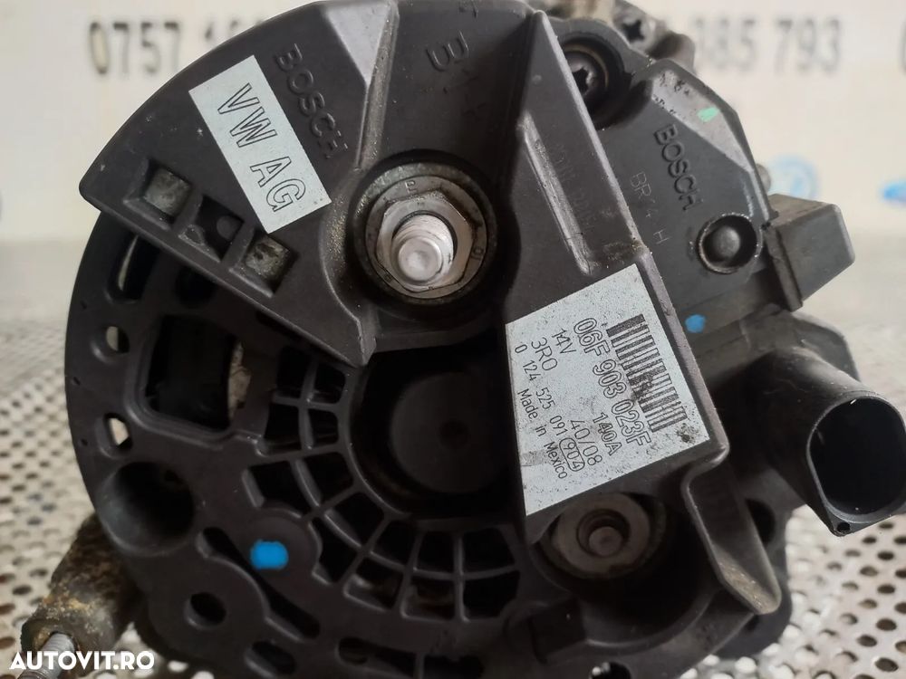 Alternator Vw Seat Skoda 2.0 Tdi Euro 5 Motor CBA CBD CBB Cod 06FF - 6