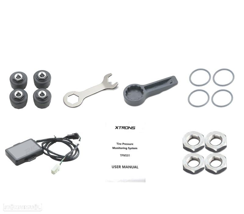 SENSORES DE PRESSÃO DE PNEUS PARA RADIOS ANDROID XTRONS - 1