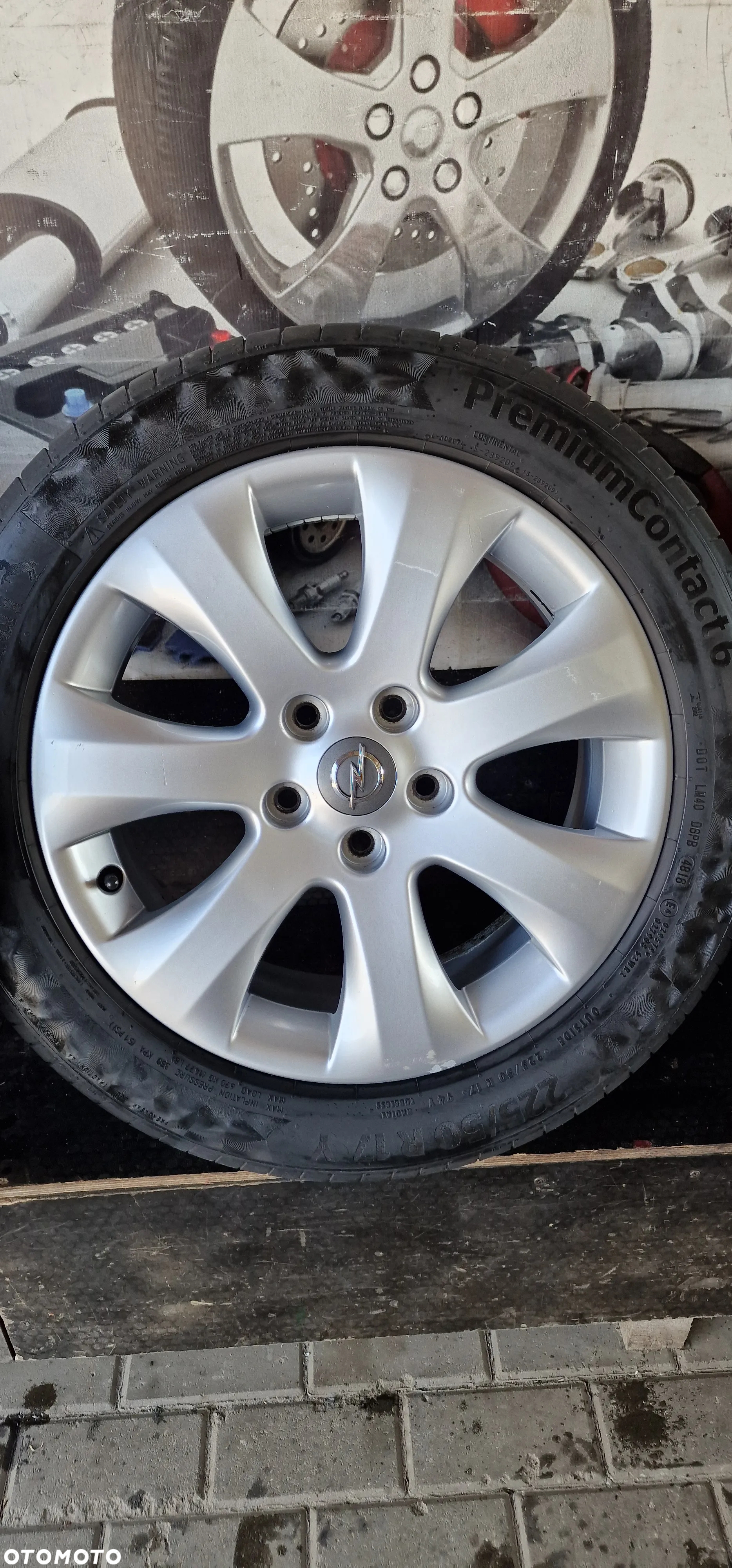 Alufelgi OPEL ASTRA J MOKKA 5X115 R17 ET44 225/50 R17 - 5