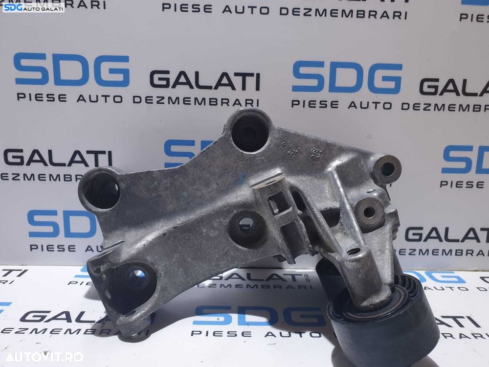Suport Alternator Accesorii Motor cu Rola Intizatoare Curea Renault Scenic 3 1.6 DCI 2009 - 2016 Cod 117102017R [D0070] - 4