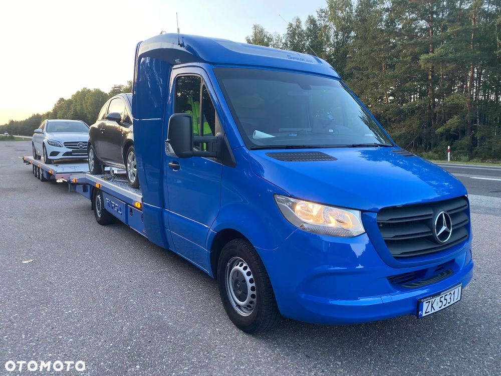 Mercedes-Benz Sprinter 319 CDI 3.0 V6 190KM 100% Serwis ASO MB AutoLaweta Prestige NPS Laweta - 1