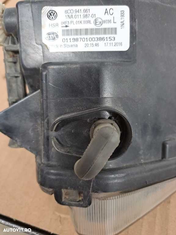 Proiector stanga original VW Polo 6R an 2014-2018 - 4