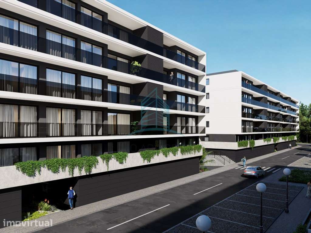T2 NOVO com 1 varanda e lugar de garagem para 1 Carro no Edificio '... - Grande imagem: 3/12