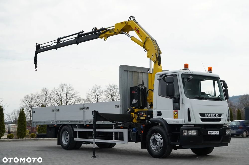 Iveco 180E25 / 4X2 / SKRZYNIOWY 7,5m + HDS HYVA HB150X MAX UDŹWIG 5 200KG / STEROWNIE RADIOWE  / ROTATOR / AUTOMAT - 7