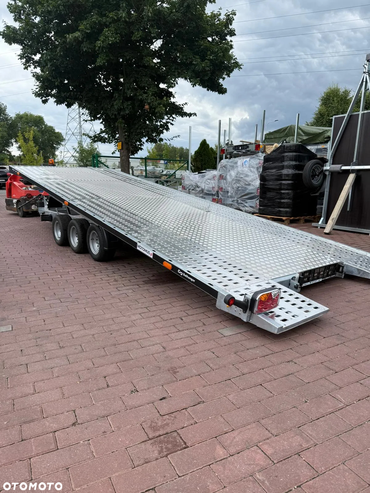 Inny Balhanger TRIMAXLIFT 3560 Wypełnienie Aluminium 600x210 3 osie DMC 3500kg uchylana hydraulicznie MOCNA - 13