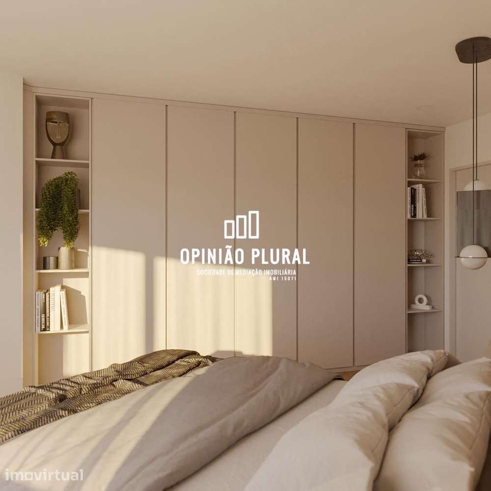 Elegante Apartamento T2 Moderno Novo à Venda em Vilar do Paraíso - Grande imagem: 3/16