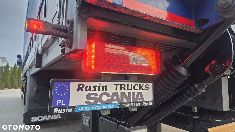 Scania P250 Euro 6 21 palet super stan niski przebieg rama do zabudowy kurierka laweta - 16