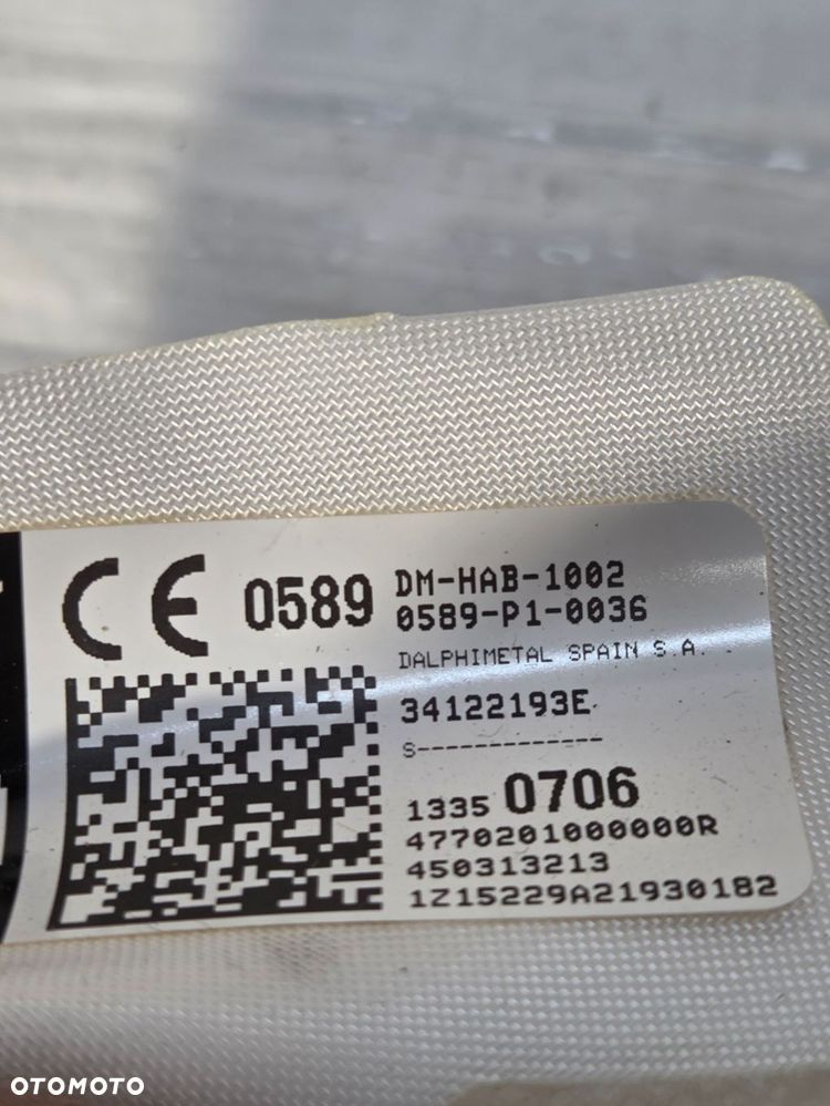 KURTYNA PODUSZKA AIRBAG PRAWA OPEL ADAM 13350706 - 5