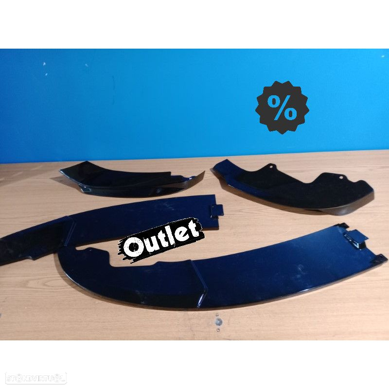 R281871C2 SPOILER LIP FRONTAL BMW F32 F33 F36 13-20 LOOK M PERFORMANCE PRETO BRI - 4