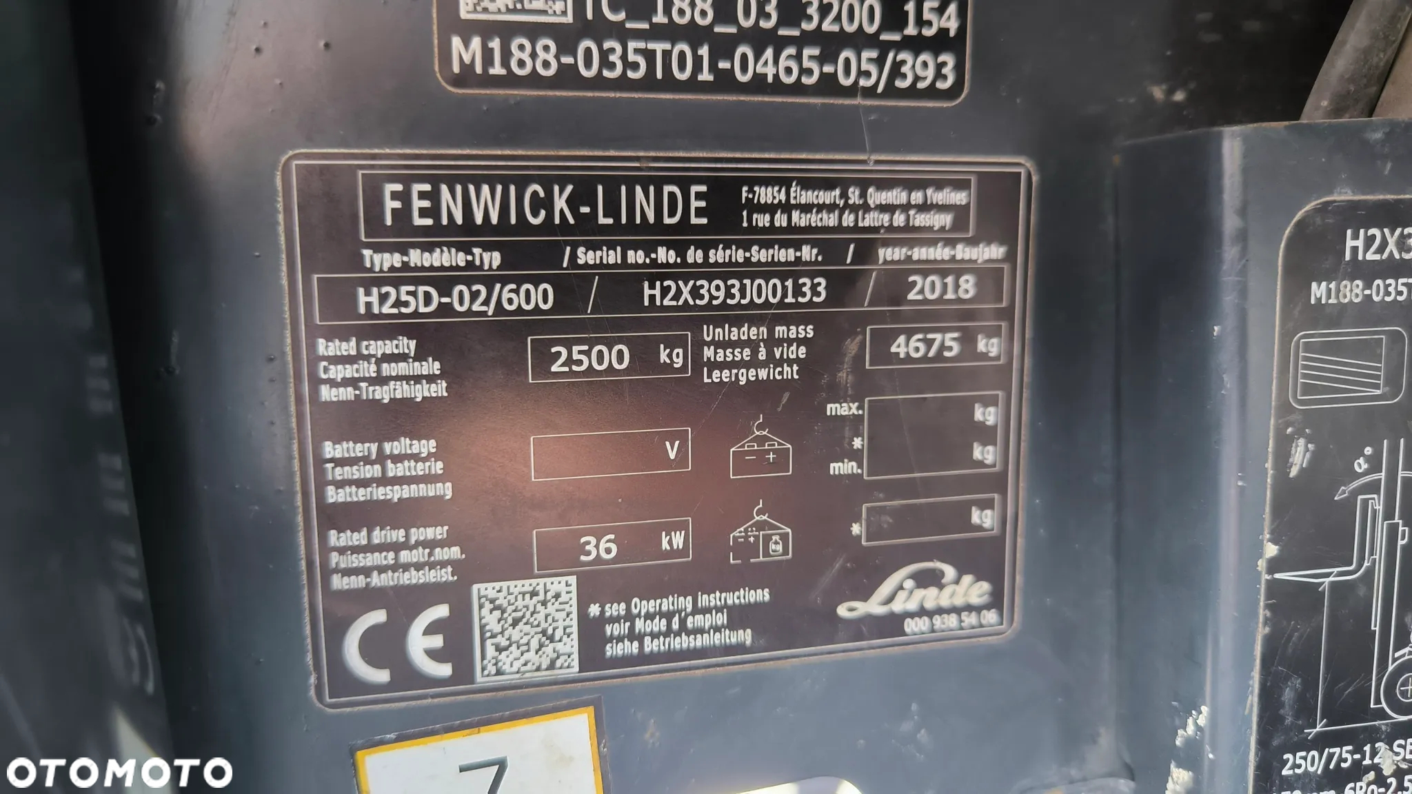 Linde H 25 D 02 / 600 - 9