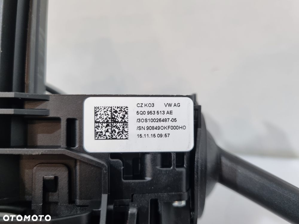 VW AUDI SEAT SKODA LEON TAŚMA ZWIJAK PRZEŁĄCZNIK ZESPOLONY MANETKI 5Q0953549E 5Q0953513AE - 6