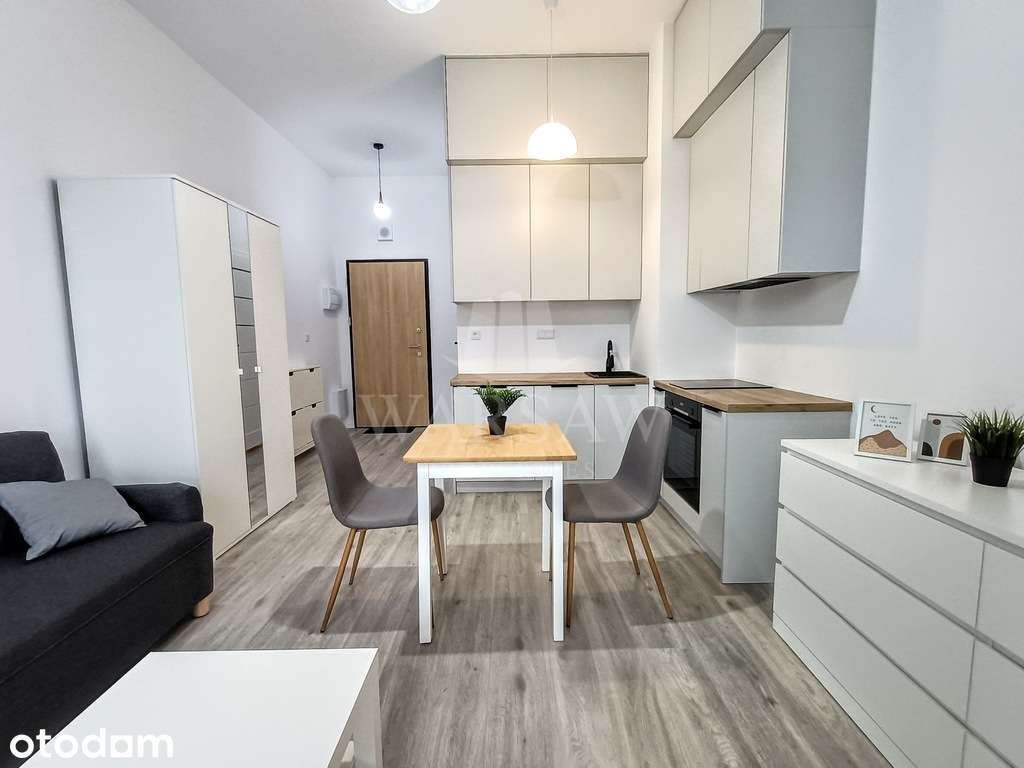 Nowoczesne studio z balkonem, Al. Jerozolimskie
