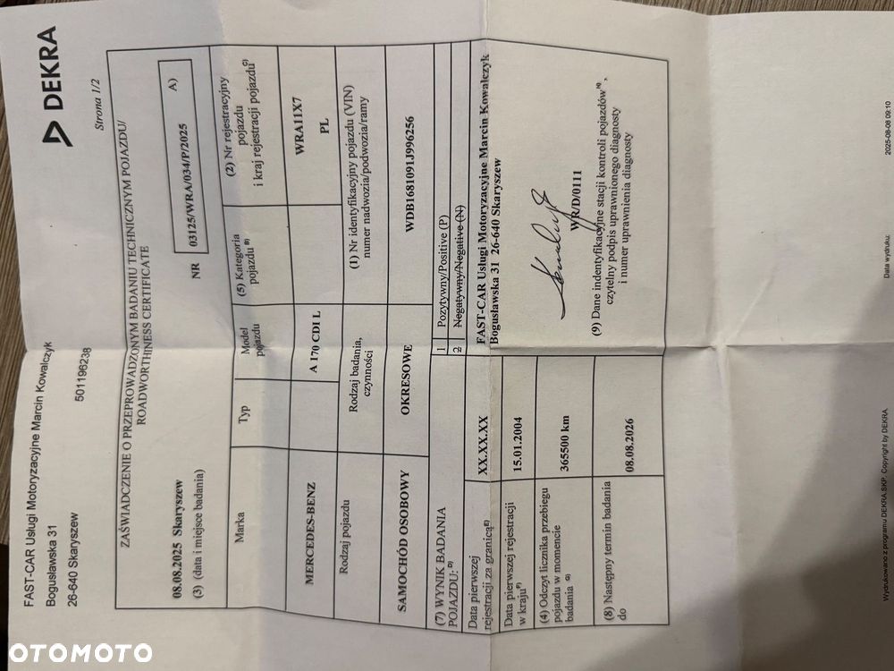 Mercedes-Benz Klasa A 170 CDI L Elegance - 4